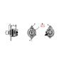 EXCHANGE ALTERNATOR 75AMP 12V
