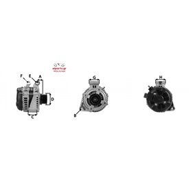 EXCHANGE ALTERNATOR 125AMP 12V