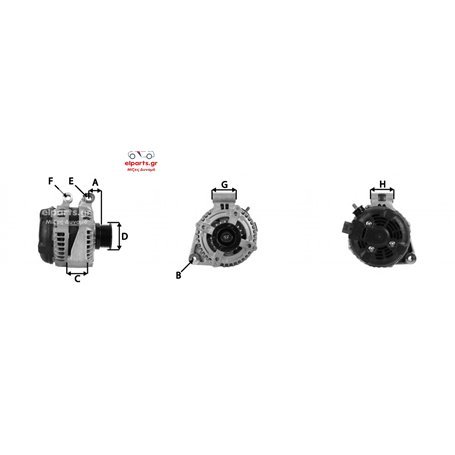 EXCHANGE ALTERNATOR 150AMP 12V