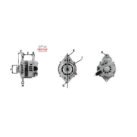 EXCHANGE ALTERNATOR 180AMP 12V