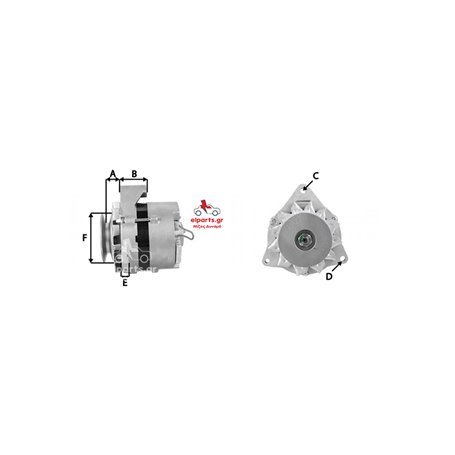 EXCHANGE ALTERNATOR 75AMP 12V