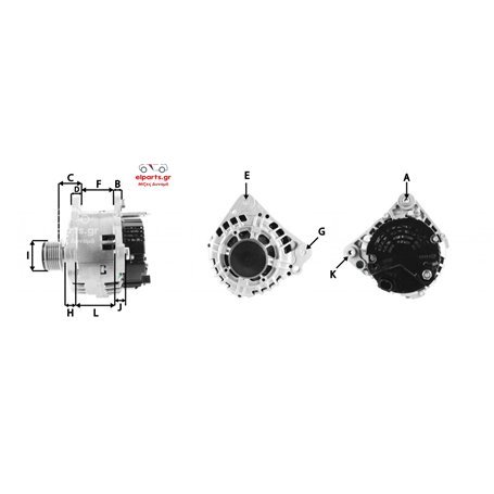 EXCHANGE ALTERNATOR 110AMP 12V