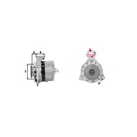 EXCHANGE ALTERNATOR 75AMP 12V